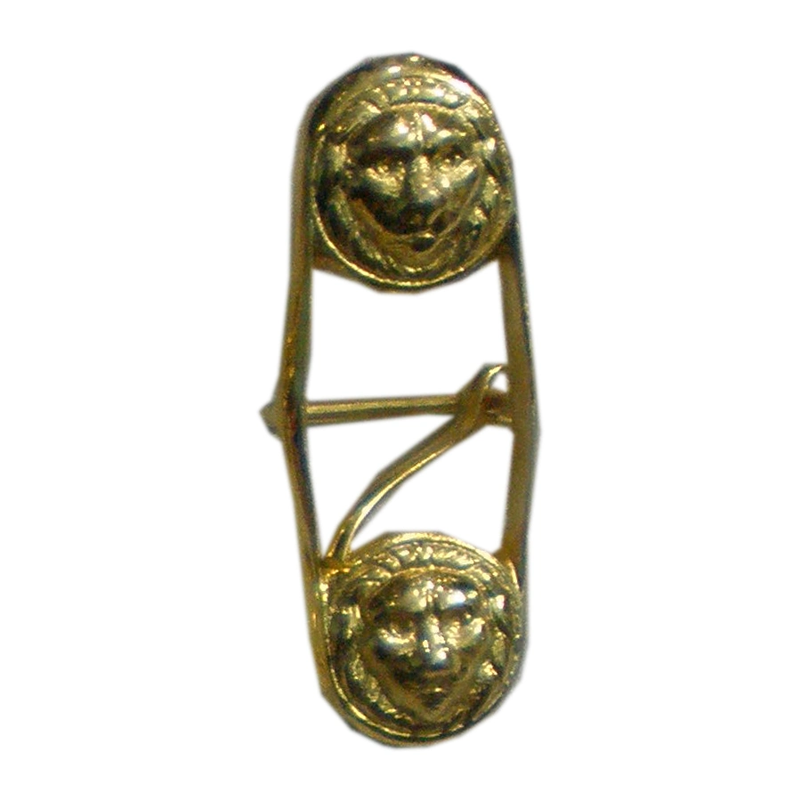 Metal Badge and Button