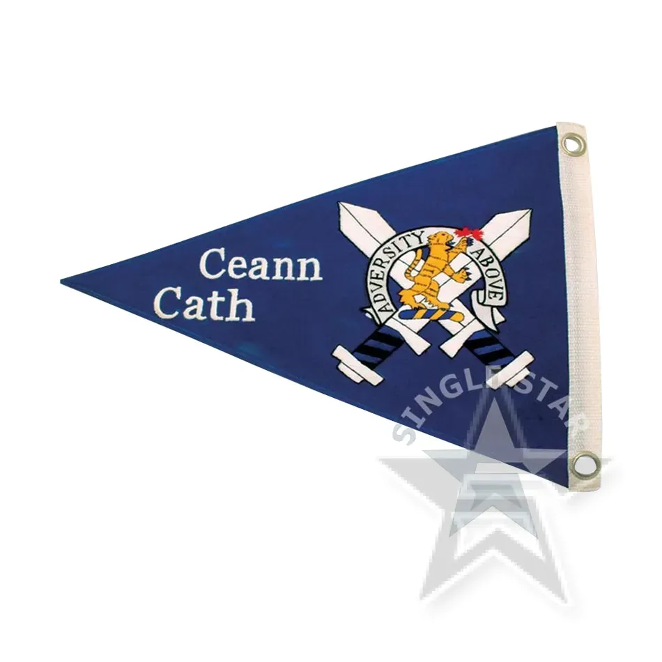 Hand Embroidered Flag